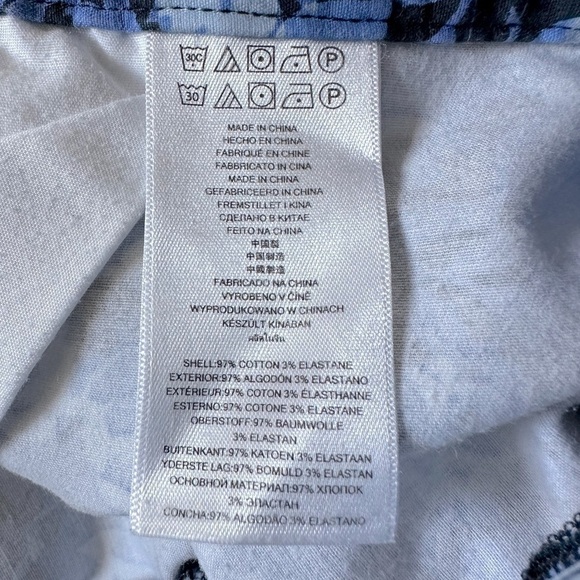 Michael MICHAEL KORS New Navy Leaf Print Pants - Picture 14 of 15